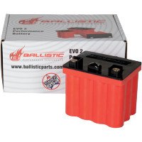 best motorcycle battery - Ballistic Performance Lithium EVO2 12V 8-Cell Motorcycle Battery, Red, 275 Amps, Mpn: 100-011