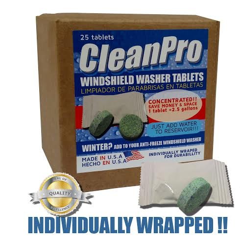 best windshield washer fluids cleanpro winshield washer tablets