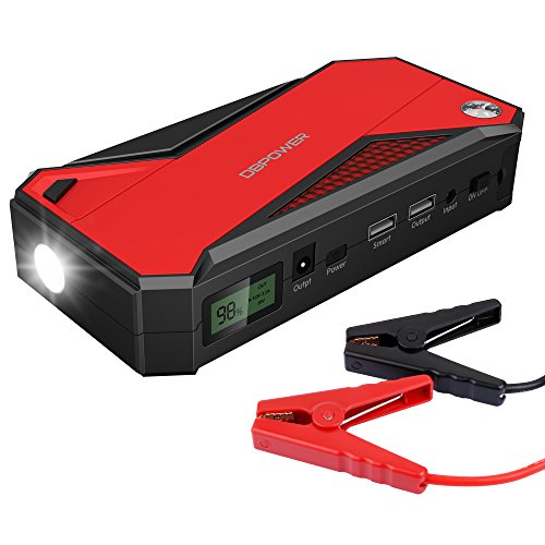 top rated jump starters - DBPOWER 600A Peak Portable Car Jump Starter