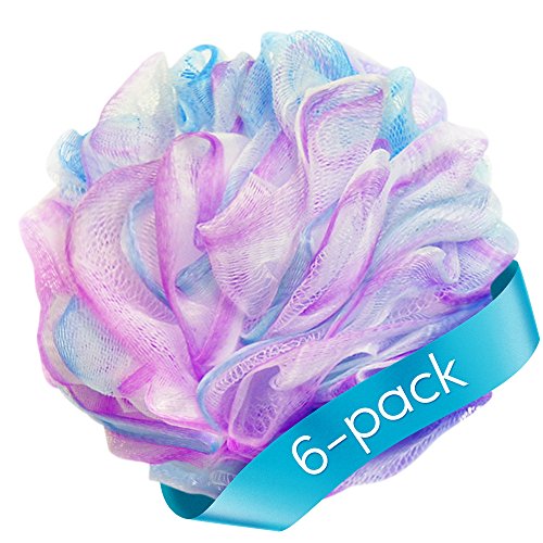 best loofah sponges - Loofah Bath Sponge set of 6 colors (50 gram each)