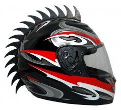 best motorcycle helmets - Motorcycle Dirtbike Snowmobile Atv Saw Blade Helmet Warhawk Helmets Mohawk Helmet Not Included - cool motorcycle helmets