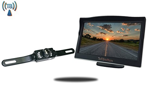 Best Wireless Backup Cameras reviewed - Tadibrothers 5 Inch Monitor with Wireless License Plate Backup Camera