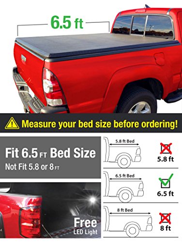 best tonneau covers reviews - Premium TriFold Tonneau Truck Bed Cover