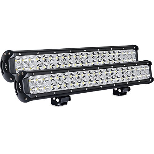 best led light bar rated - Nilight Light Bar 2PCS 20 Inch 126W LED Lights Spot Flood Combo Led Off Road Driving Lights Led Fog Lights Jeep Lights Boat Lighting LED Work Light ,2 Years Warranty