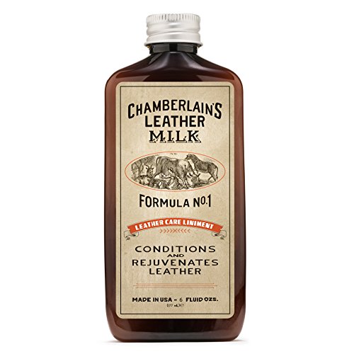 top rated leather cleaners - Leather Milk Leather Conditioner and Cleaner - Leather Care Liniment No. 1. All Natural, Non-Toxic Conditioner Made in the USA. 2 Sizes. Includes Premium Applicator Pad!