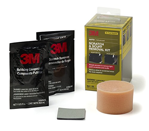 best car scratch removers - 3M 39087 Scratch and Scuff Removal Kit