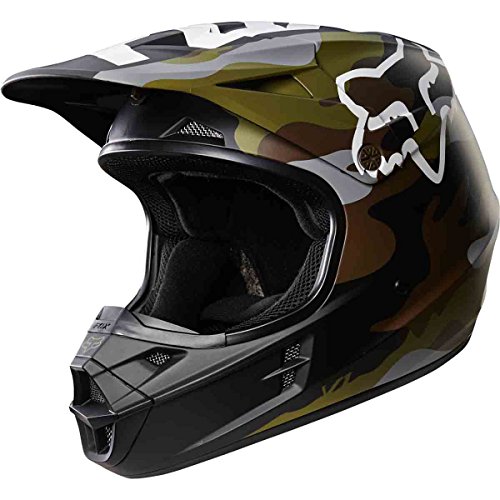 cool motorcycle helmets - Fox Racing Camo Men's V1 Off-Road Motorcycle Helmet - Green Camo / Small - best motorcycle helmets