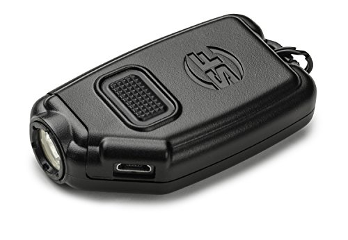 Brightest Flashlight reviewed - SureFire Sidekick 300-Lumen Ultra-Compact Triple-Output Keychain Light, Black