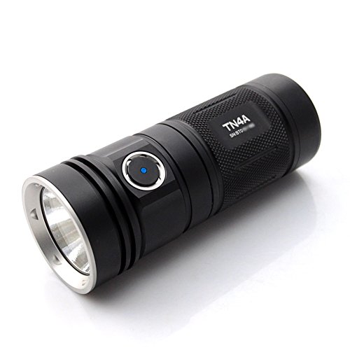 Brightest Flashlight reviewed - ThruNite TN4A LED Flashlight Powered by 4 AA batteries