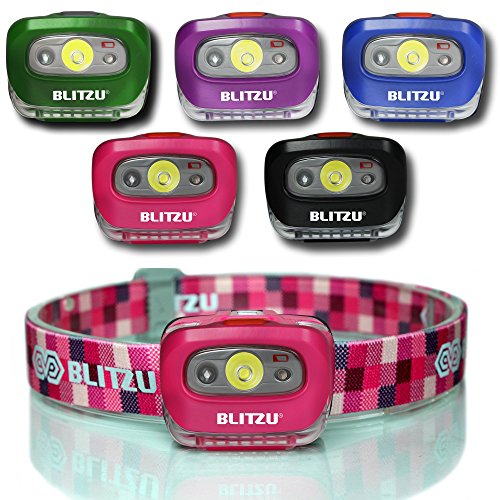 Brightest Headlamps reviewed - Blitzu i2 Headlight Flashlight for Kids, Men, and Women