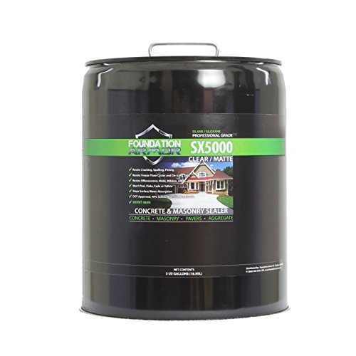 Best Driveway Sealer for Concrete Reviewed - Foundation Armor SX5000™ Penetrating Clear Solvent-Based Silane
