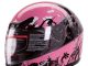 pink motorcycle helmets